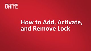 Kwikset UNITE - How to - Add Activate and Remove Lock screenshot 3