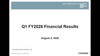 Q1 FY2026 Financial Results Briefing