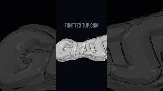 Glass font design maker fonttextup