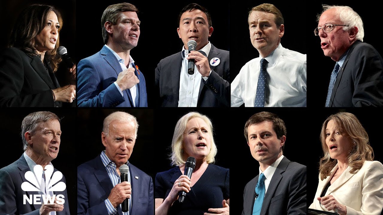 Gillibrand pushes hard to be heard on crowded debate stage