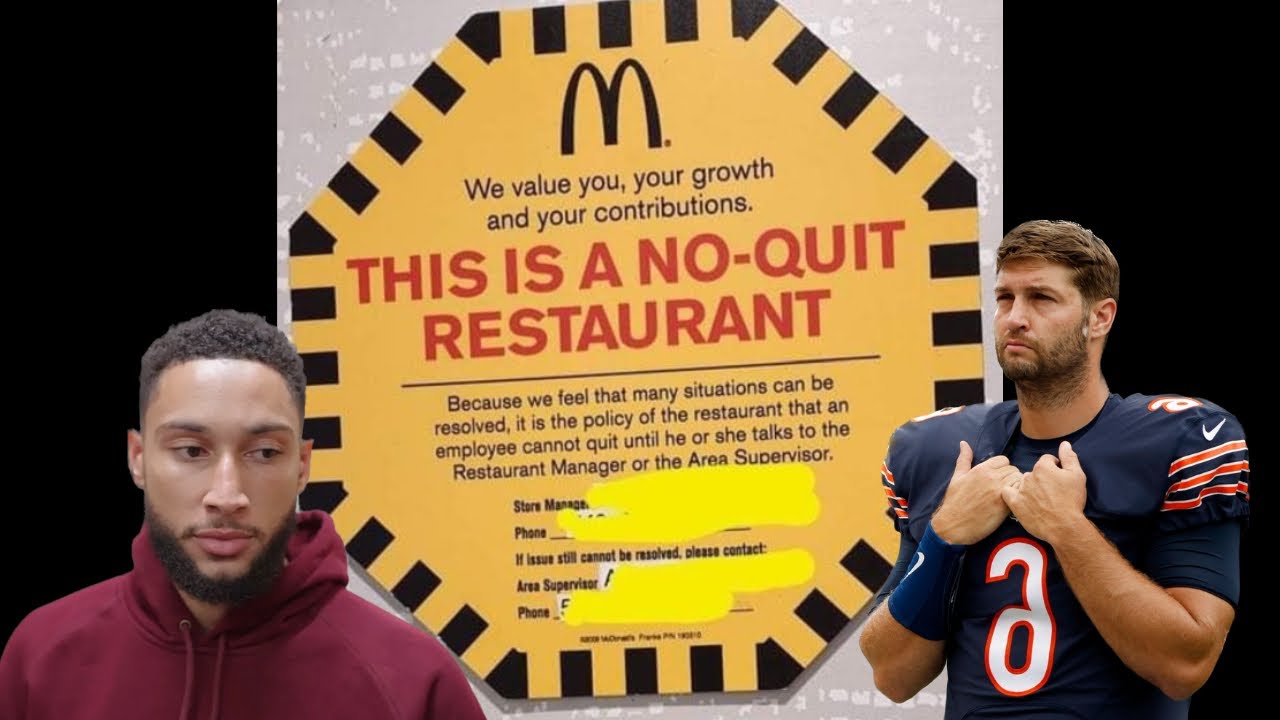 McDonalds Has A No Quit Policy Sounds Illegal To Me YouTube