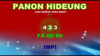 #not panon hideung ( angka ) - lagu daerah jawa barat
