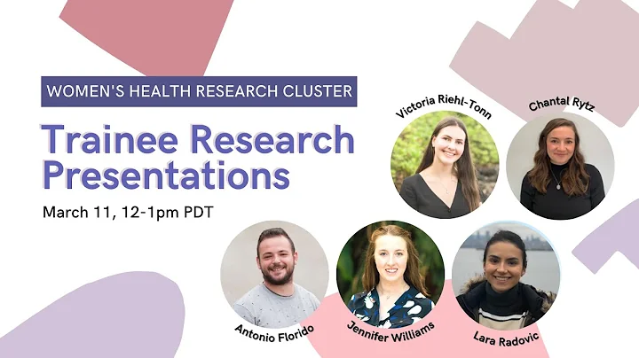 Trainee Research Presentations March 11, 2021