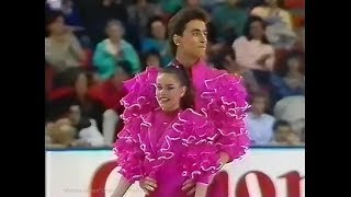 Ekaterina Gordeeva and Sergei Grinkov 1990 Worlds Exhibition \