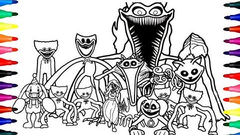 Poppy Playtime CHAPTER 1, 2, 3 HEIGHT COMPARISON Size Comparison with their Voice Lines Soundboard