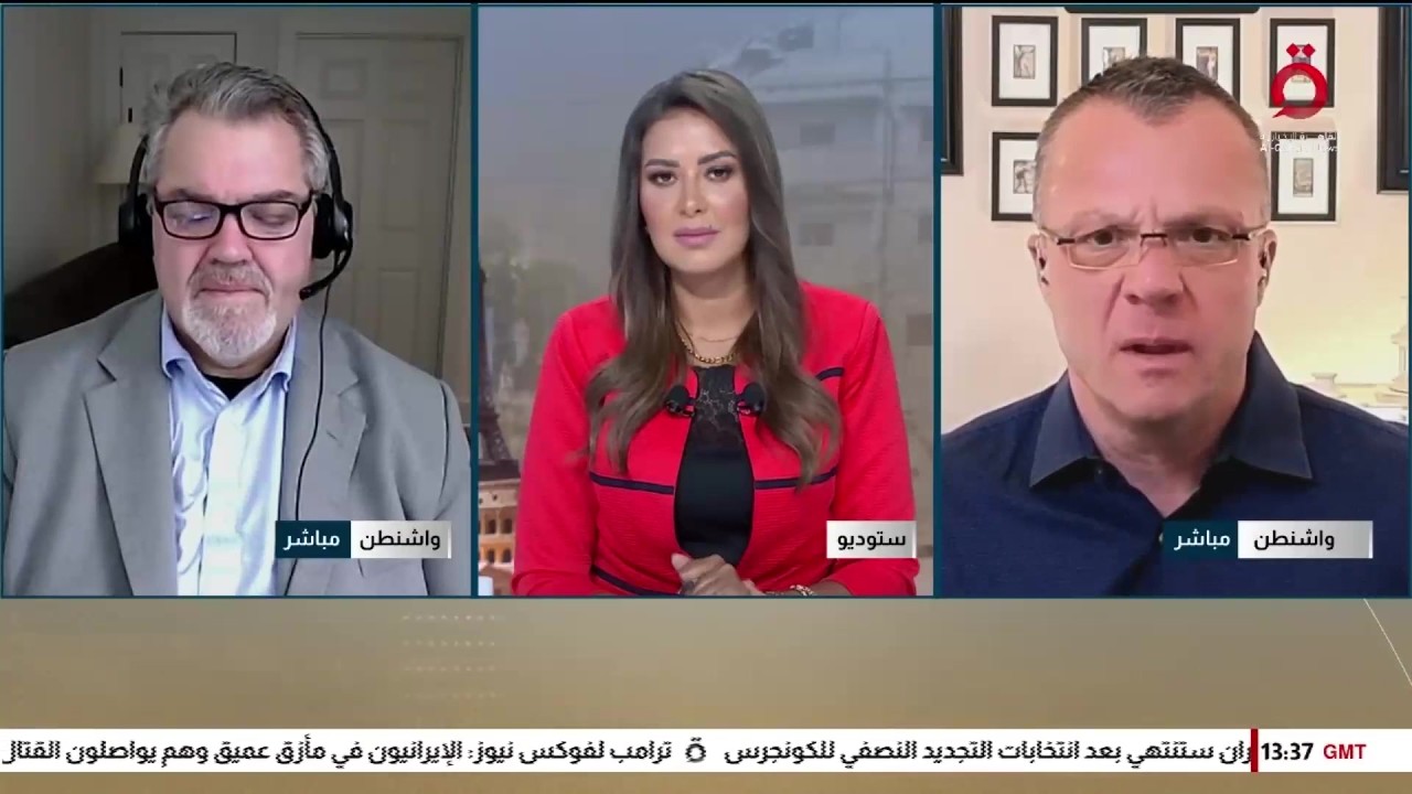 Erik E. Brown appearing on Al Qahera News for the 25th anniversary of the September 11 attacks.