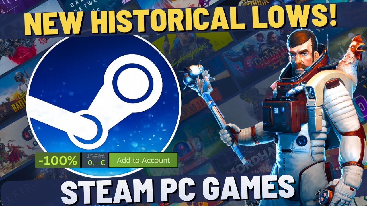 Best Steam Games on Sale Up to -100% OFF Right Now! 🧃 - YouTube