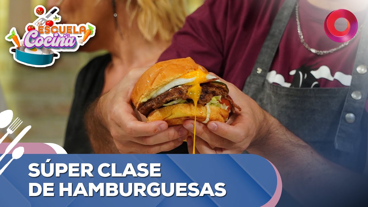Súper clase de hamburguesas | #EscuelaDeCocina Completo - 31/01 - El Nueve