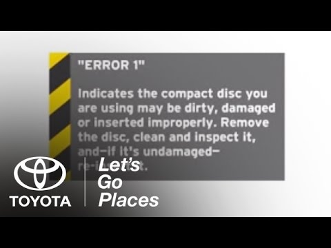 Camry How-To: Bluetooth® Error Messages - JBL 6-disc CD Changer | 2007 - 2009 Camry | Toyota - Camry How-To: Bluetooth® Error Messages - JBL 6-disc CD Changer | 2007 - 2009 Camry | Toyota