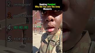 Ranking Funniest Why Did You Join The Army Moments #ranking #fyp