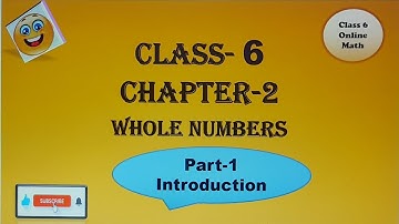6th Class Chapter-2 Whole Numbers - Introduction - Part-1 | Easy to Learn Whole Numbers #viral #6th