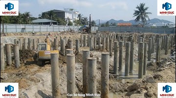 Liên kết cọc bê tông ly tâm  vào đài như thế nào ?