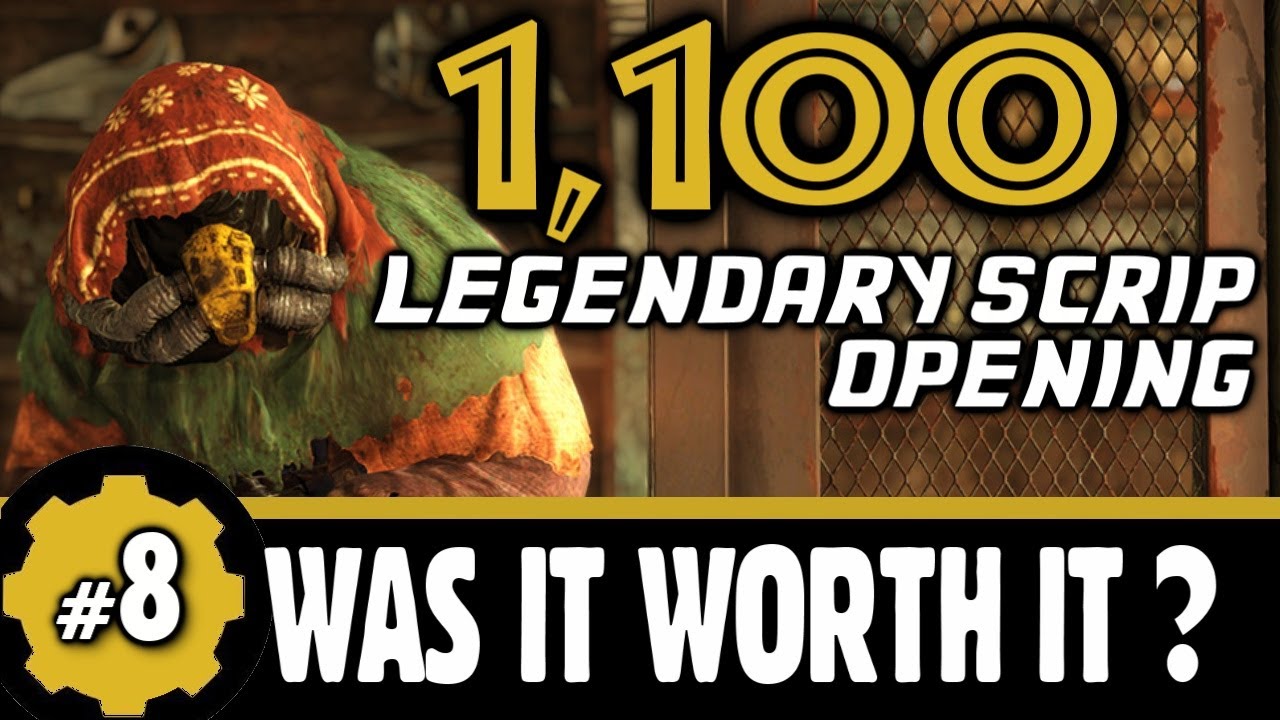 Fallout 76 Legendary Vendor - Spending Legendary Scrip At The Purveyor Location