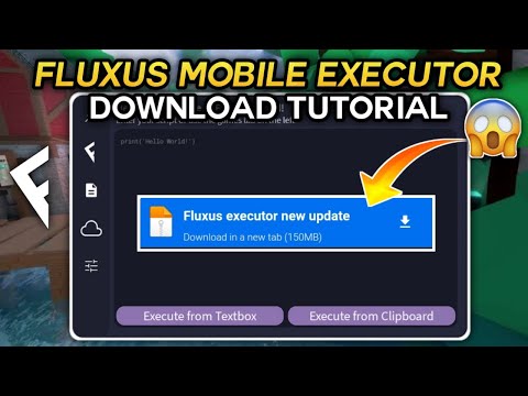 Fluxus Executor Mobile New Update FLUXUS DOWNLOAD Fluxus Script