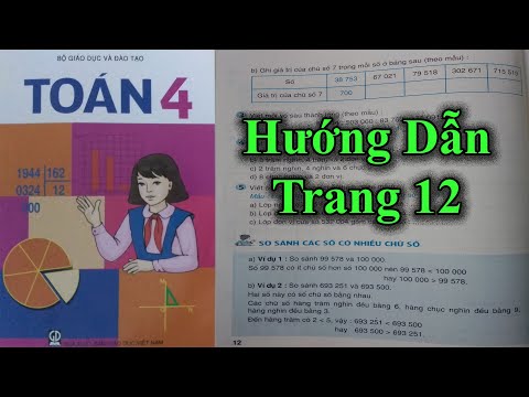 Video Hướng Dẫn Giải SGK Toán Lớp 4 Tiểu Học - Trang 12 - YouTube