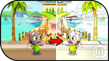 TALKING TOM but DRAWN | Cartoon Talking Tom Gold Run | android ios gameplay 1080p 60fps landscape