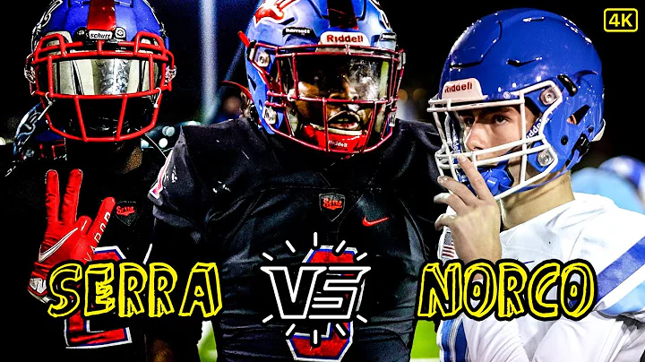 SERRA VS NORCO  | D2 Playoffs Round 1 Clash | '24 RB Cincere Rhaney Runs for 275 YDS