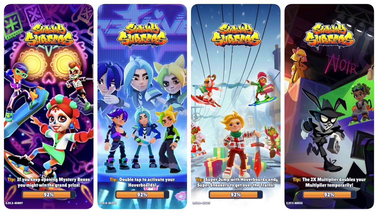 Subway Surfers Mexico Halloween vs Seoul vs North Pole 2025 vs Hollywood 2026