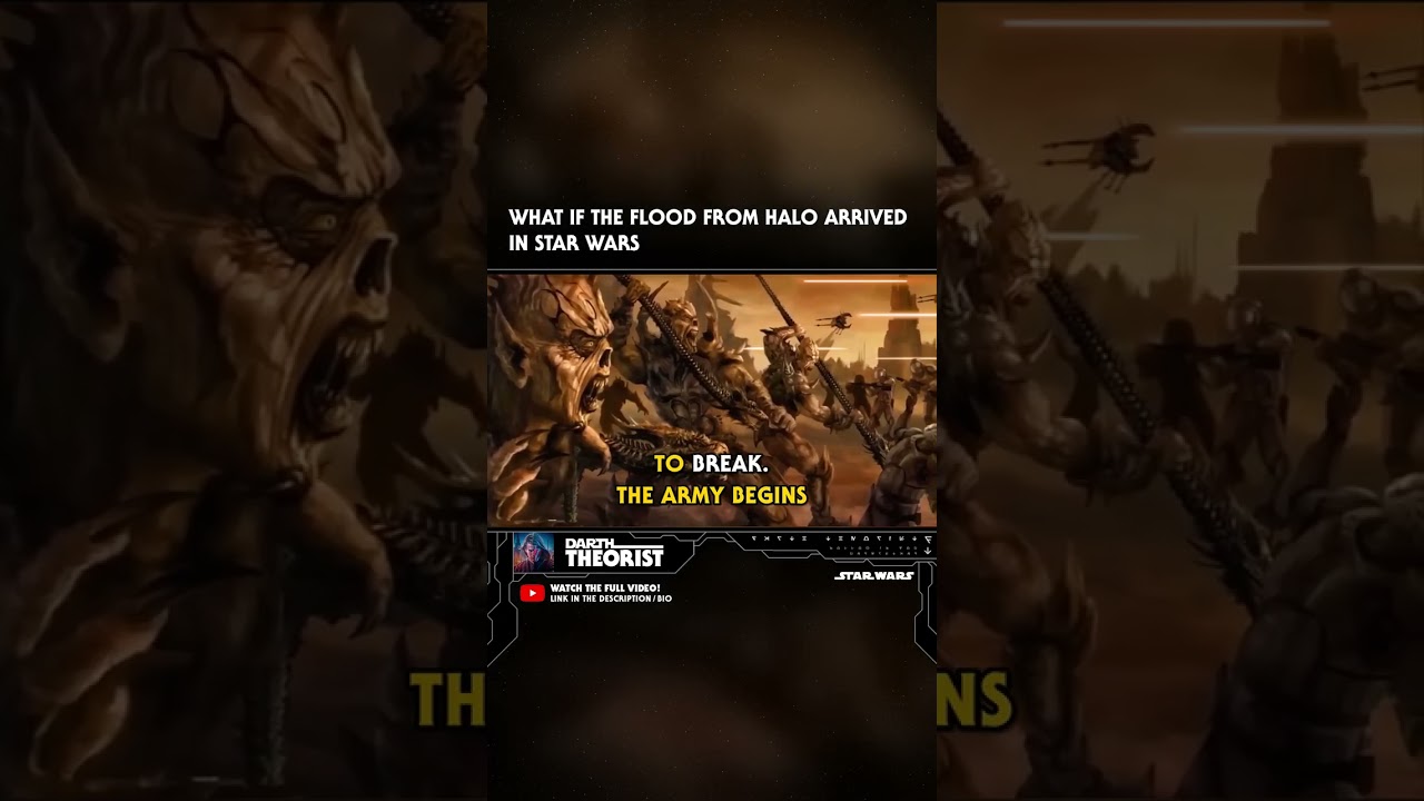 Hive Gravemind | What If The Flood from Halo Arrived in Star Wars? #Shorts