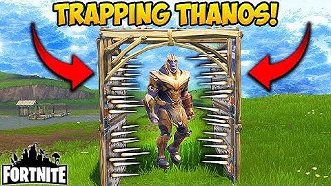 Killing THANOS With A TRAP! - Fortnite Funny Fails and WTF Moments! #191 (Daily Moments)