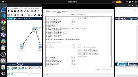 Creating a VLAN and Vlan trunking using Cisco Packet Tracer