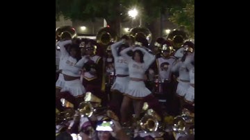 USC Band "Tusk" Embarcadero Plaza San Francisco California 2023 (Shorts)