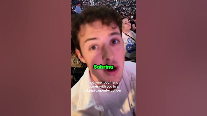 He Was Getting Bored at the Sabrina Carpenter Concert