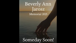Beverly Ann Jarosz 2025 Memorial