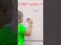Even number &amp; Odd Number