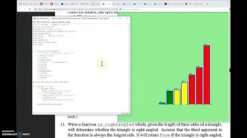 How to draw bar chart with variable colors using python turtle module