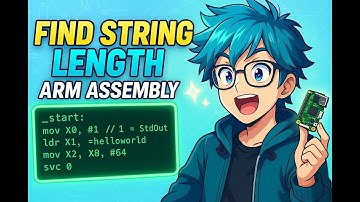 How to find a string length in ARM assembly