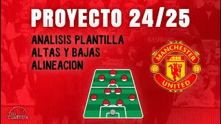 Fichajes MANCHESTER UNITED 24/25 || REVOLUCIÓN plantilla y alineación