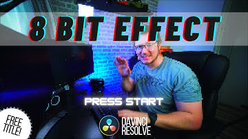 8 Bit Pixel Art Effect in Davinci Resolve 16.2 - 5 Minute Friday #60
