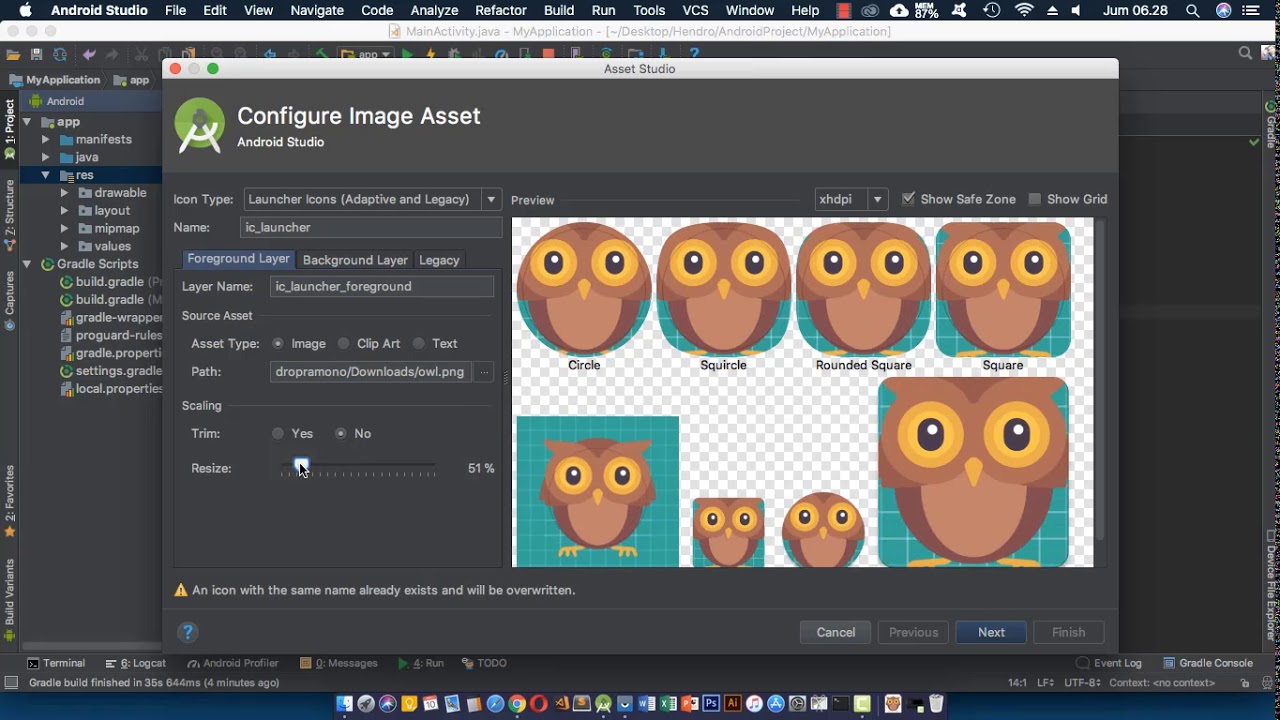How To Create App Launcher Icon In Android Studio YouTube