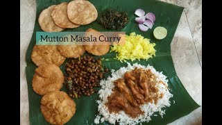 Mutton Masala Curry and Jeera Rice | Bellam Puri, Pakoda, Appallu | Inmy Element