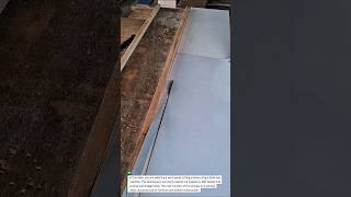 Wood Cutting Process | Table Saw Technique for Precise Panel Cutting.