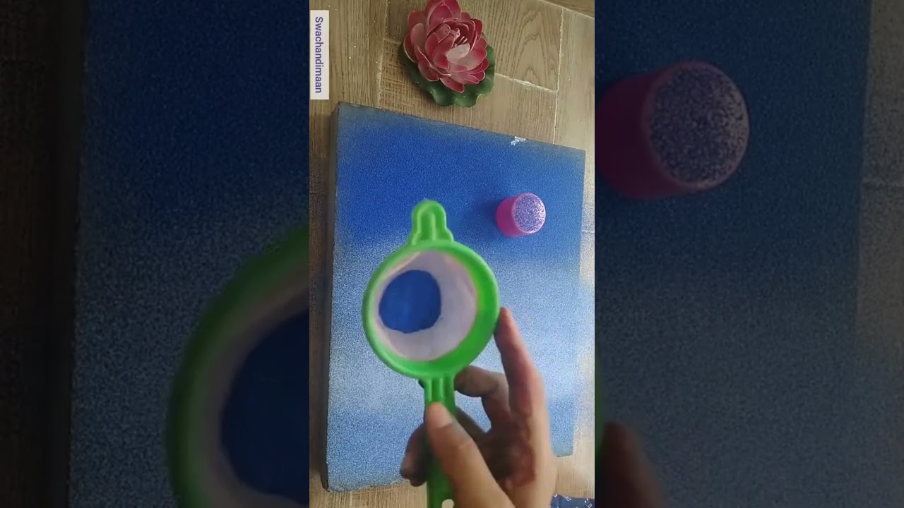 night scenery rangoli | scenery rangoli | poster rangoli kolam 