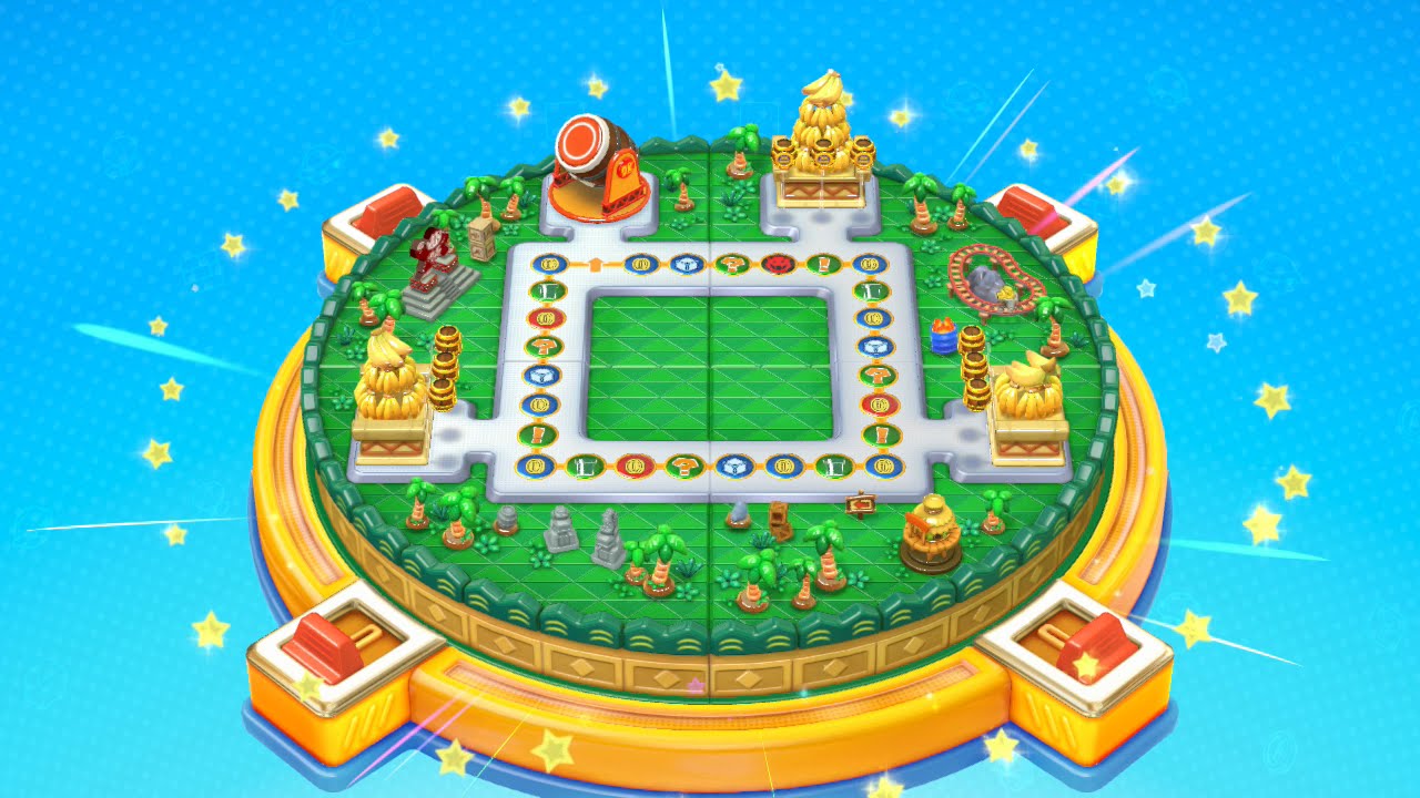 Mario Party 10 - amiibo Party (Donkey Kong Board)