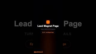Claude Code Lead Magnet Page Tutorial For Beginners #claudecode #claude #onlinemoney