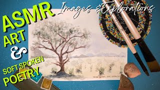 ASMR Soft Spoken Relaxing Tanzania African Landscape (watercolor + poetry by Euphrase Kezilahabi) screenshot 3