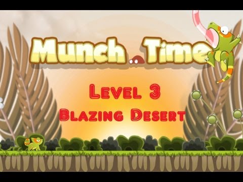 Munch Time / Blazing Desert / Level 3 / All Three Stars / Прохождение Munch Time все три звезды