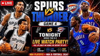 🔥 LIVE WATCH PARTY: Wemby & Spurs FIGHT BACK?! Thunder Up 2-1 | Ronnie C Sports 🔴