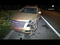 Car Smashes Into 3 Parked Cars, Riverside, CA