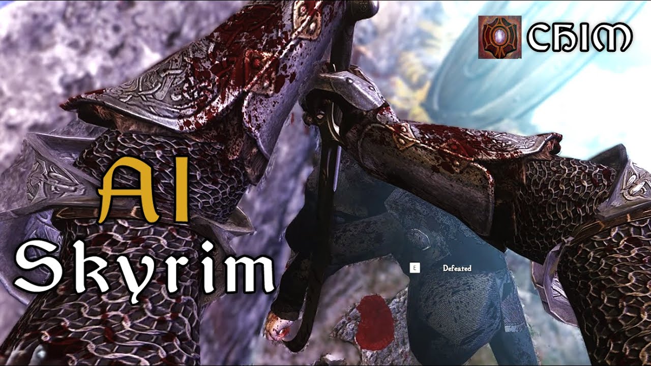 AI Modded Skyrim - take out your enemies with a one-liner - YouTube