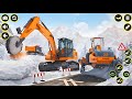 AISE 😶‍🌫️ CATING 🥶 !! JCB GAME 🎮  ! MACHINE 🚊🚊 #CONSTRUCTION #GAMEPLAY #ROAD CLEARY GAME 🎮 #VIDEO 