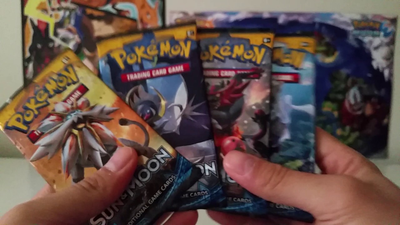 Opening 8 Pokemon Sun & Moon Booster Pack & Prerelease Recap!! - YouTube