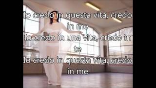 Video thumbnail of "Giorgia - Credo [Testo]"