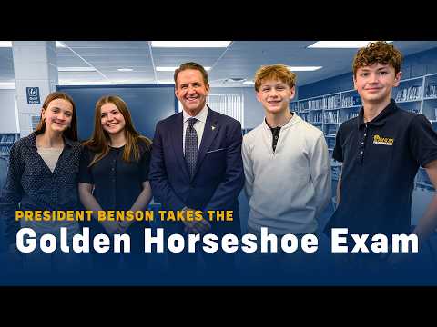 President Benson Takes The Golden Horseshoe Exam! 🧲 Can You Pass? 🤔