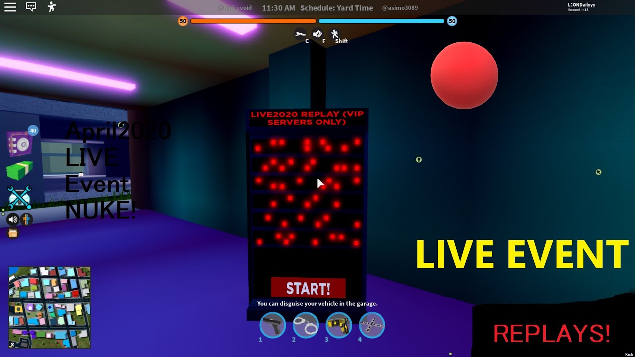 Jailbreak NUKE LIVE Event (REPLAYS!)