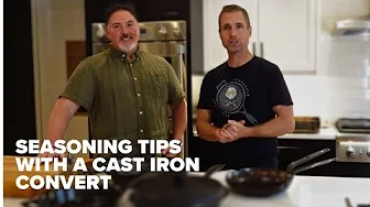 How to care for your cast iron cookware when cooking fatty food?